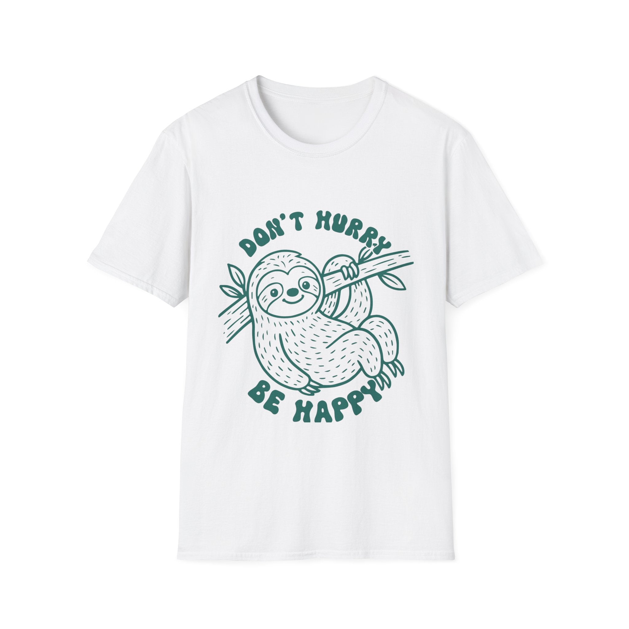 Don’t Hurry Be Happy Sloth T-Shirt