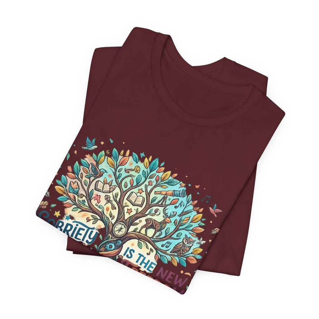Sobriety Is the New Freedom — Inspirational Women's Graphic Tee