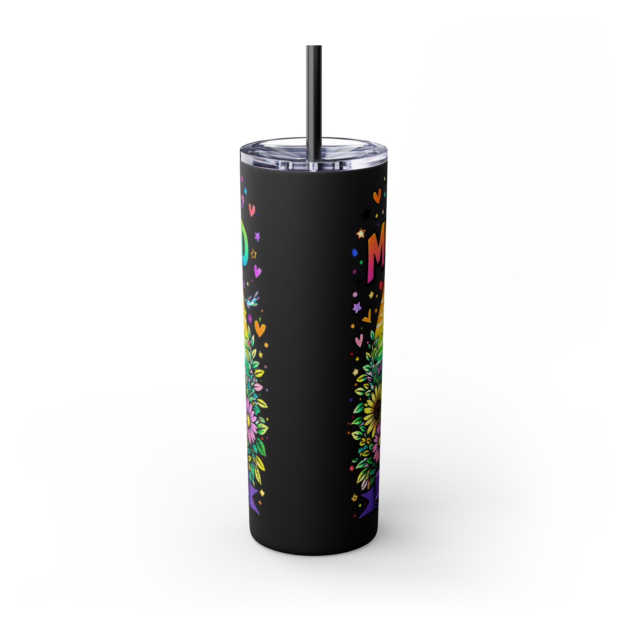 Skinny Tumbler - "Surviving Motherhood" 20oz Stainless Straw Cup