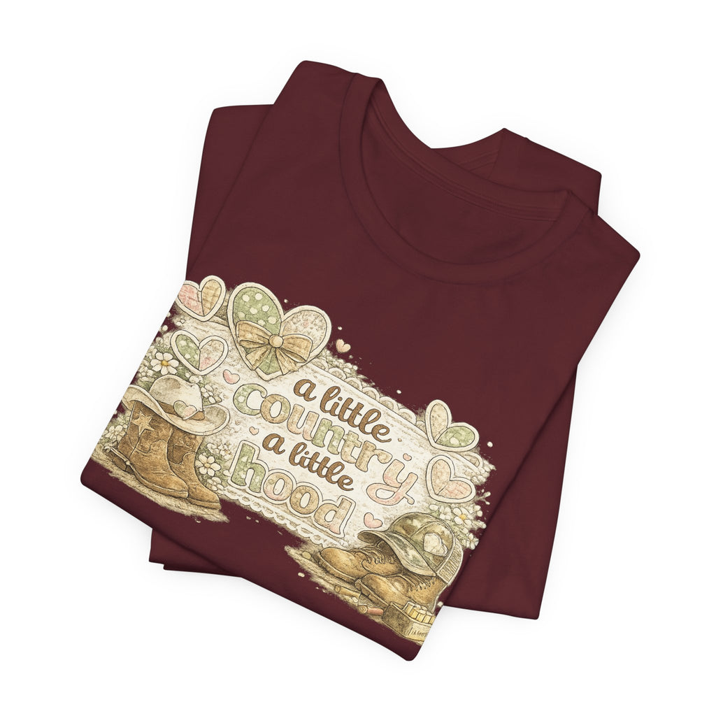 A Little Country A Little Hood — Funny Women's Graphic Tee