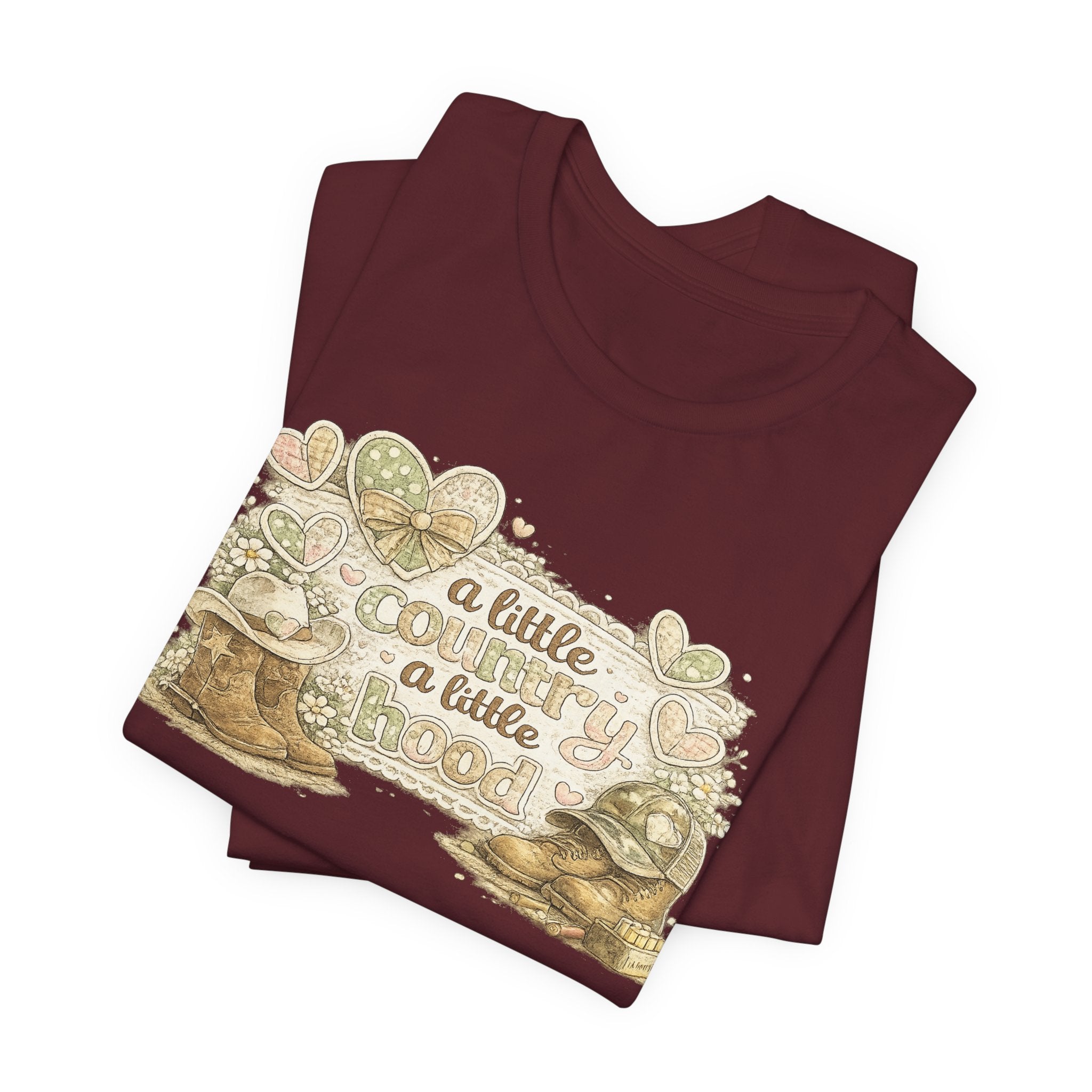 A Little Country A Little Hood — Funny Women's Graphic Tee