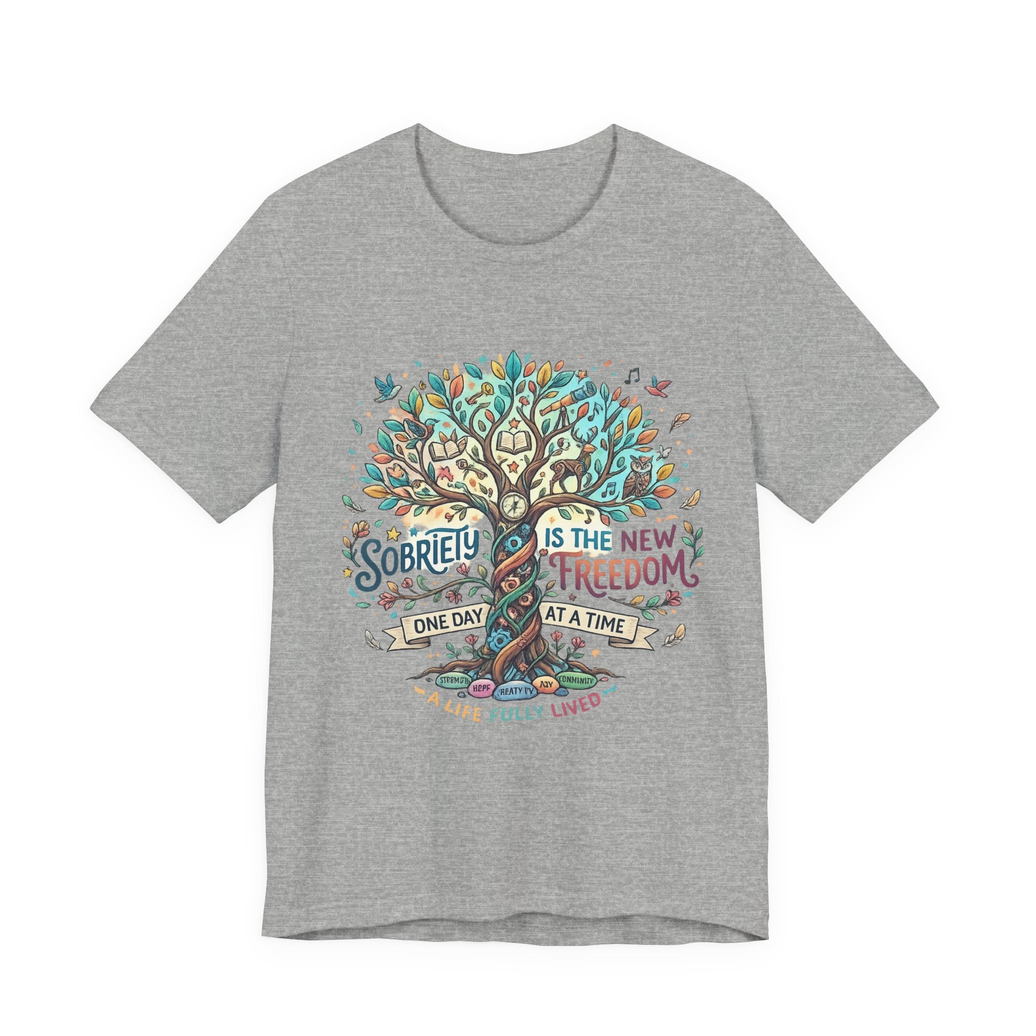 Sobriety Is the New Freedom — Inspirational Women's Graphic Tee