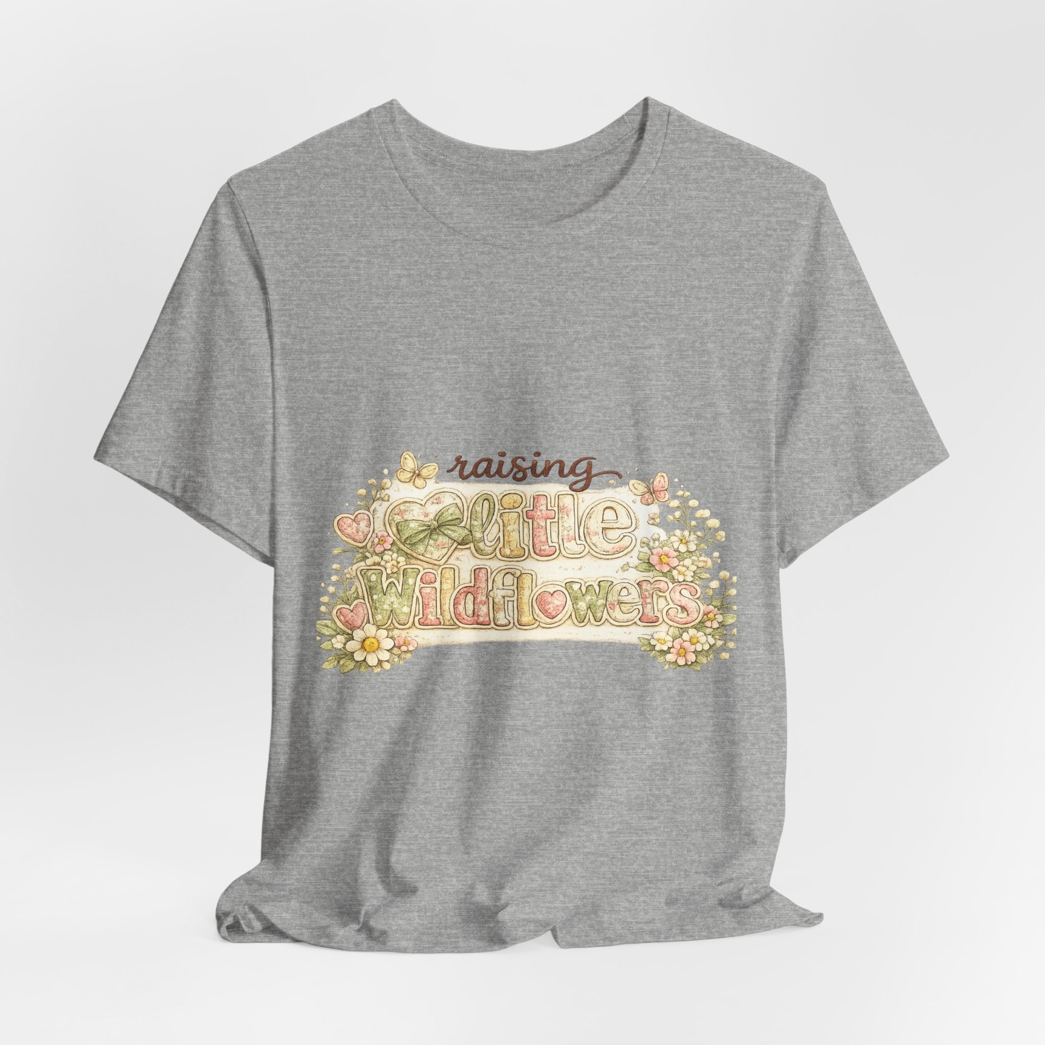 Raising Little Wildflowers — Cute Mom & Kids Graphic Tee