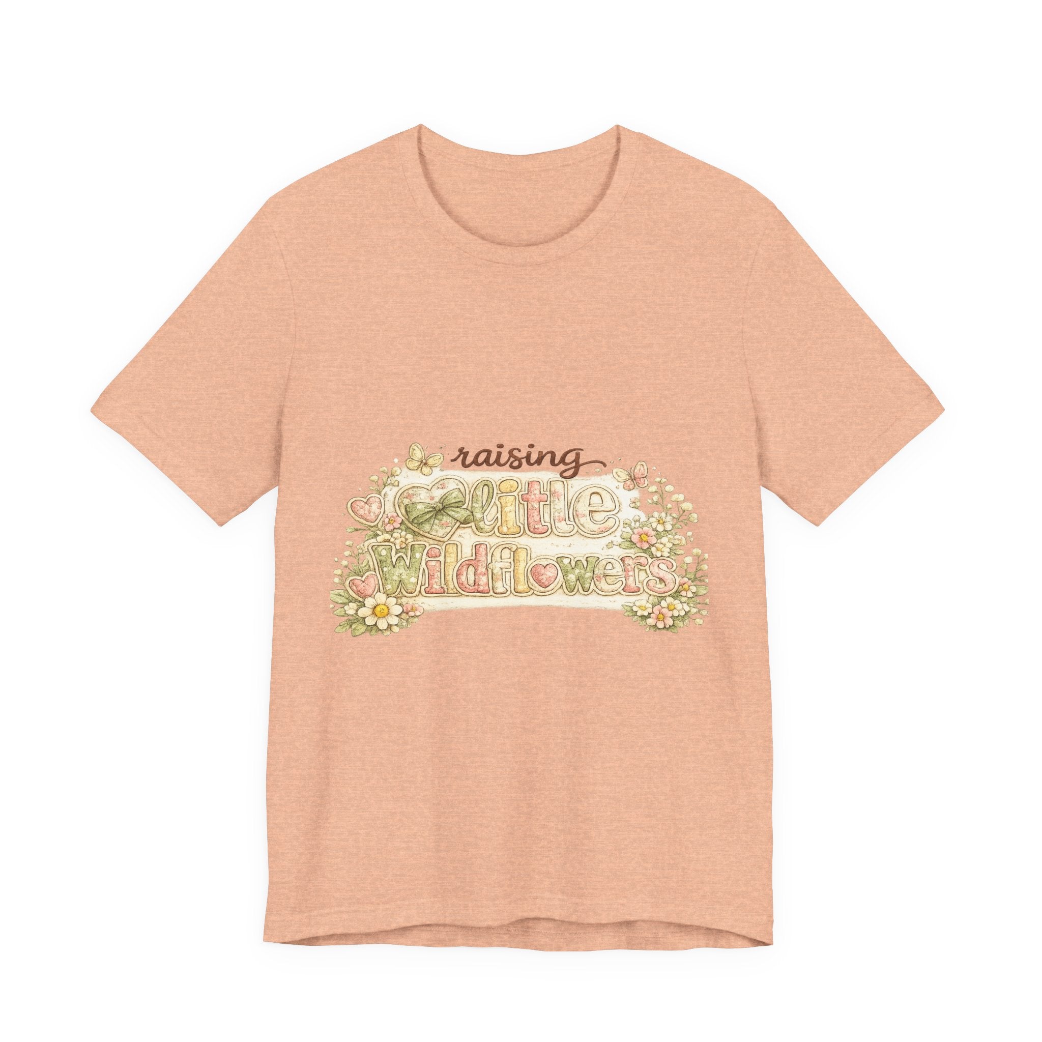 Raising Little Wildflowers — Cute Mom & Kids Graphic Tee