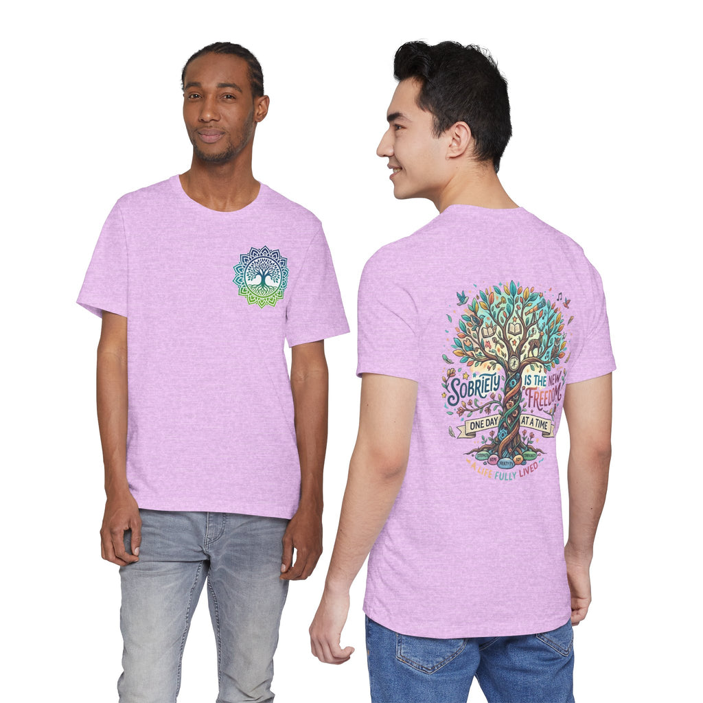 Sobriety Support Tee — Recovery Slogan T-Shirt