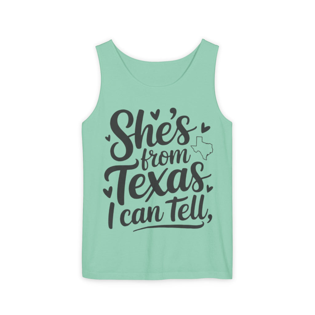 She's From Texas Tank Top — Women's Texas Pride Graphic Tank
