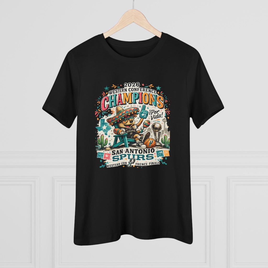 Spurs Champs Women's Cotton Tee — Championship Fan Shirt
