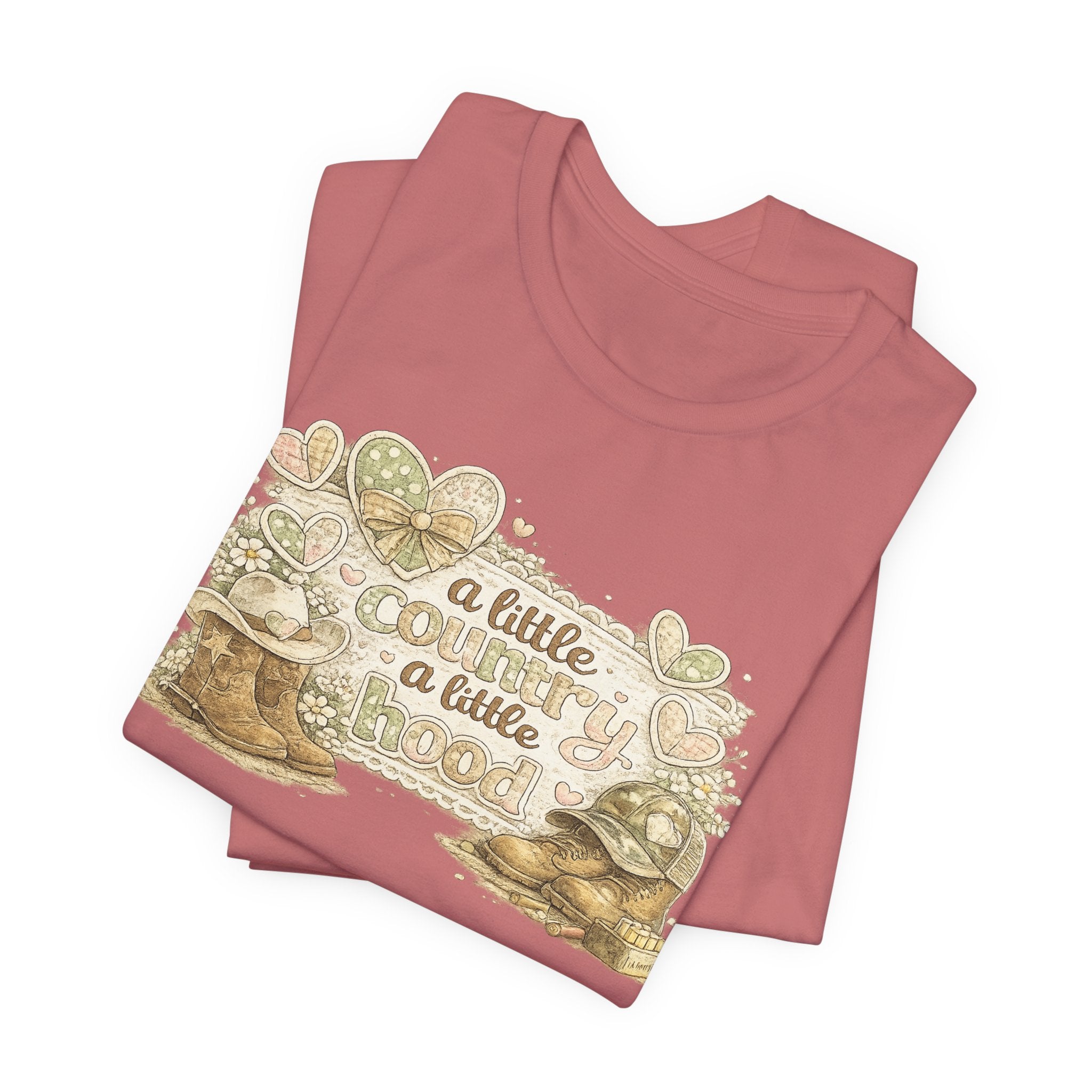 A Little Country A Little Hood — Funny Women's Graphic Tee