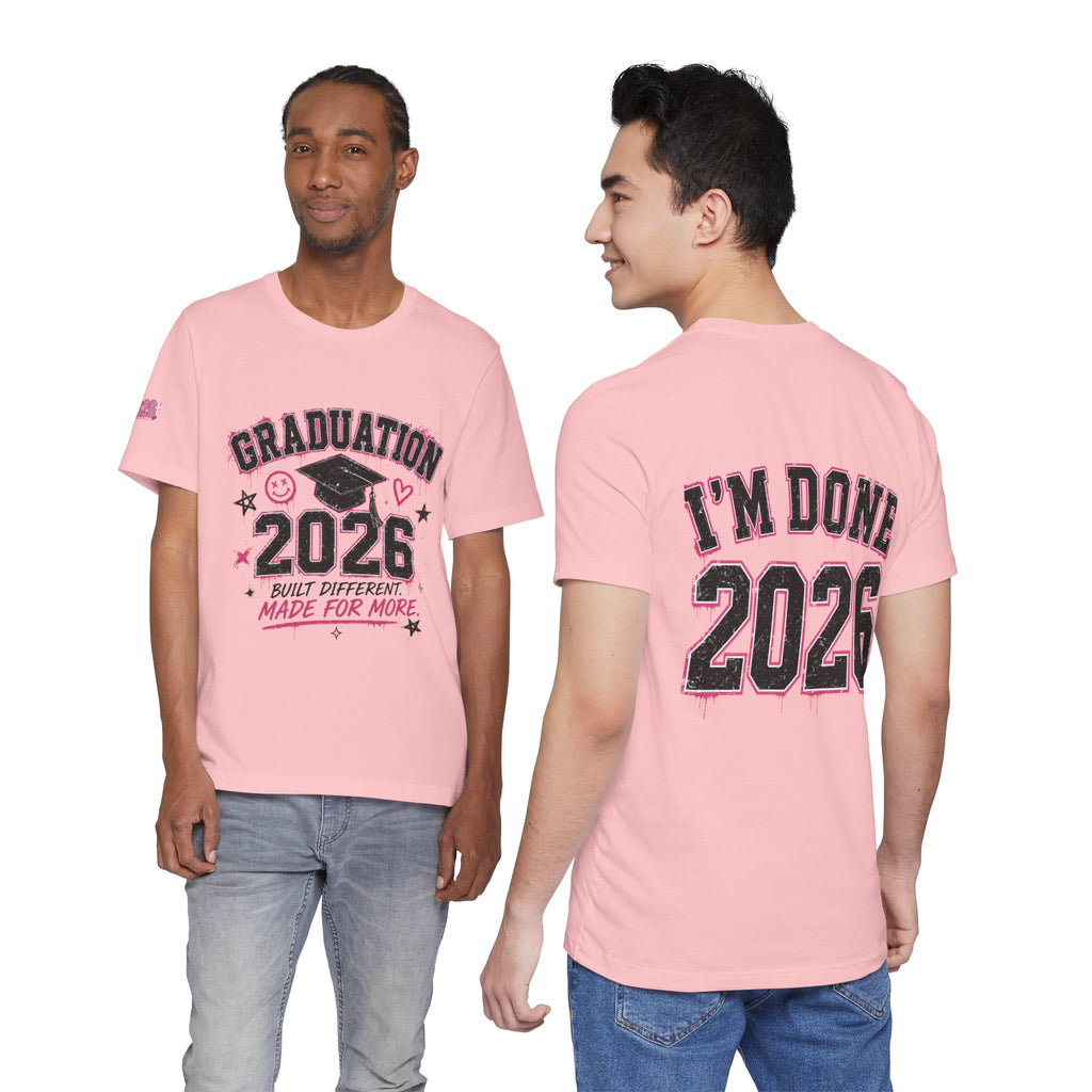 Class of 2026 Senior T-Shirt — “On Wednesdays We Wear Pink” So Fetch Graduation Tee