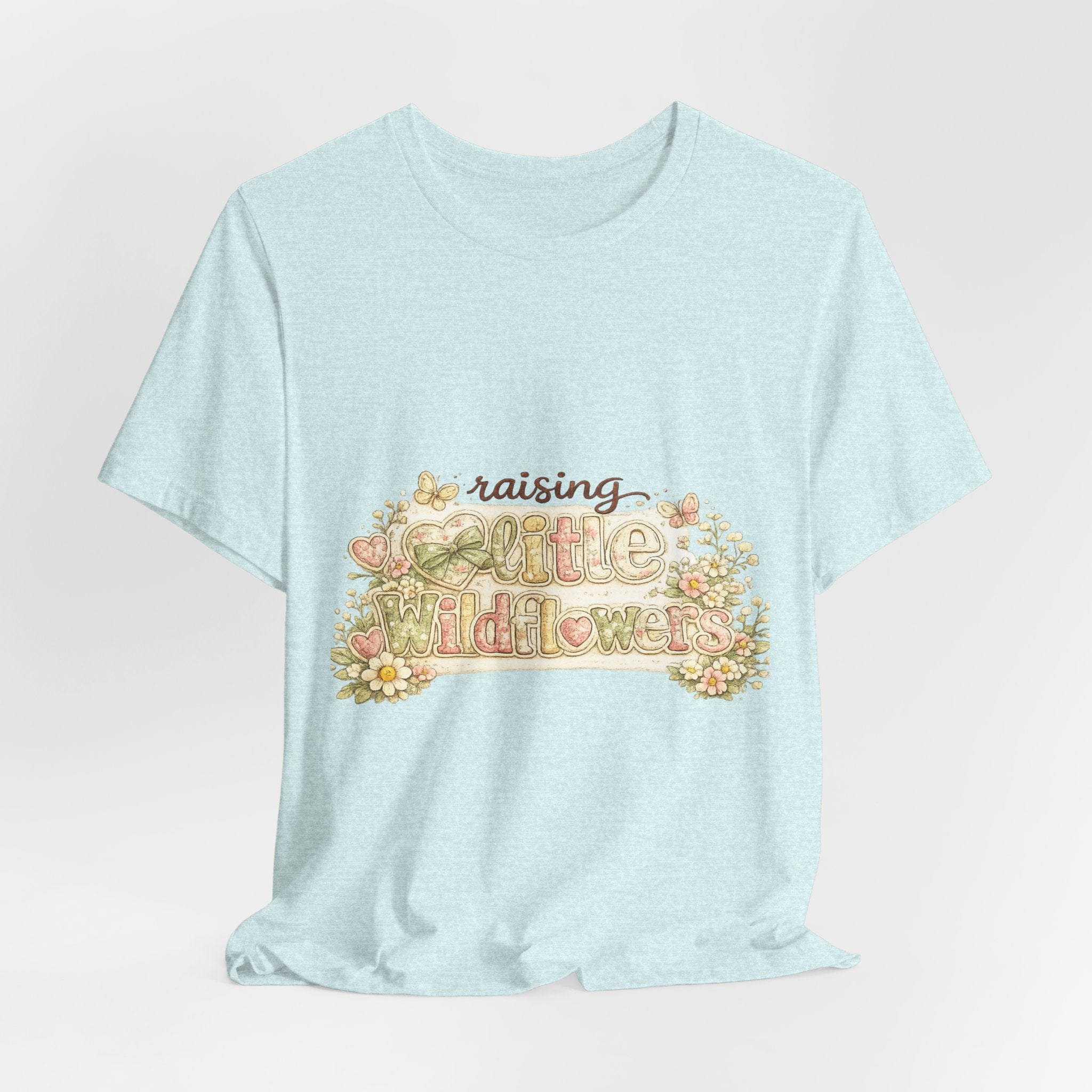 Raising Little Wildflowers — Cute Mom & Kids Graphic Tee