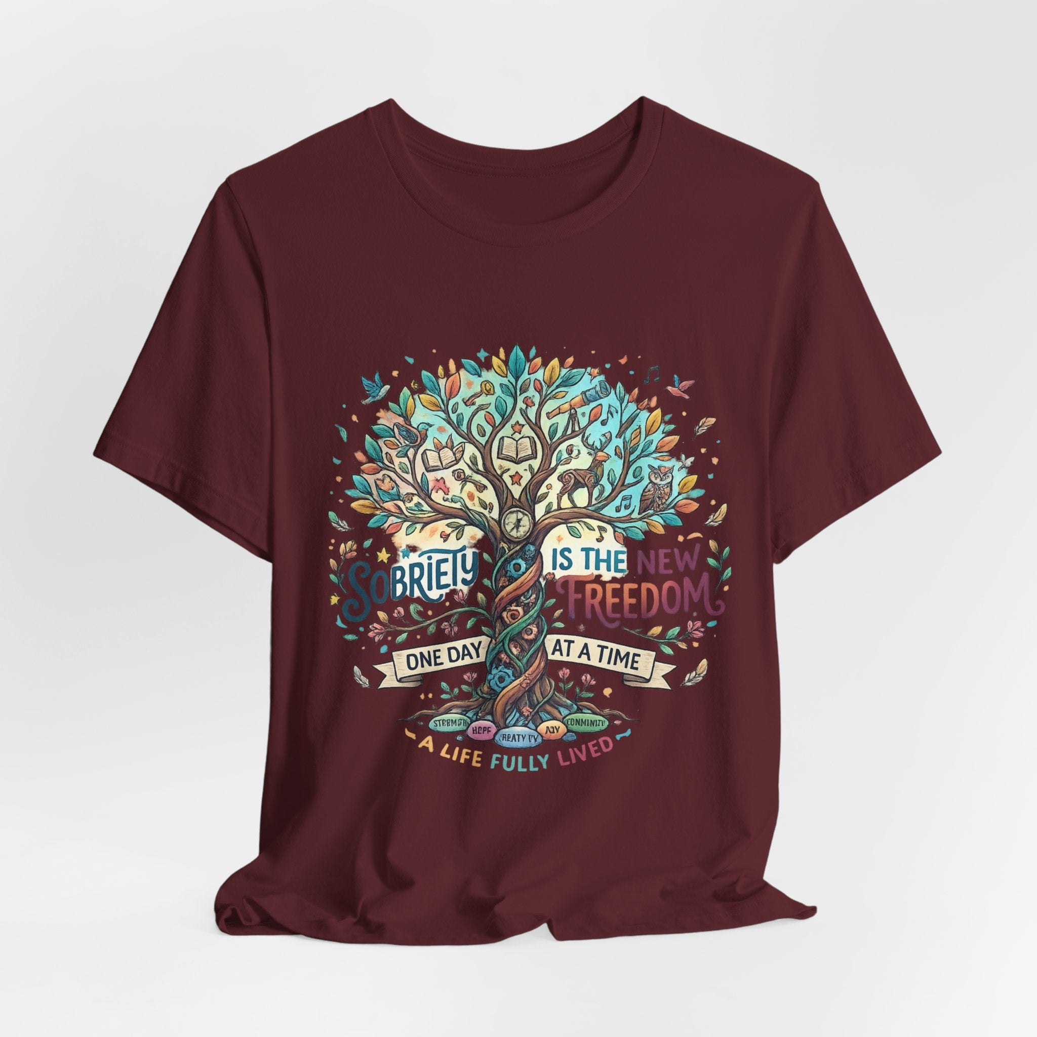 Sobriety Is the New Freedom — Inspirational Women's Graphic Tee
