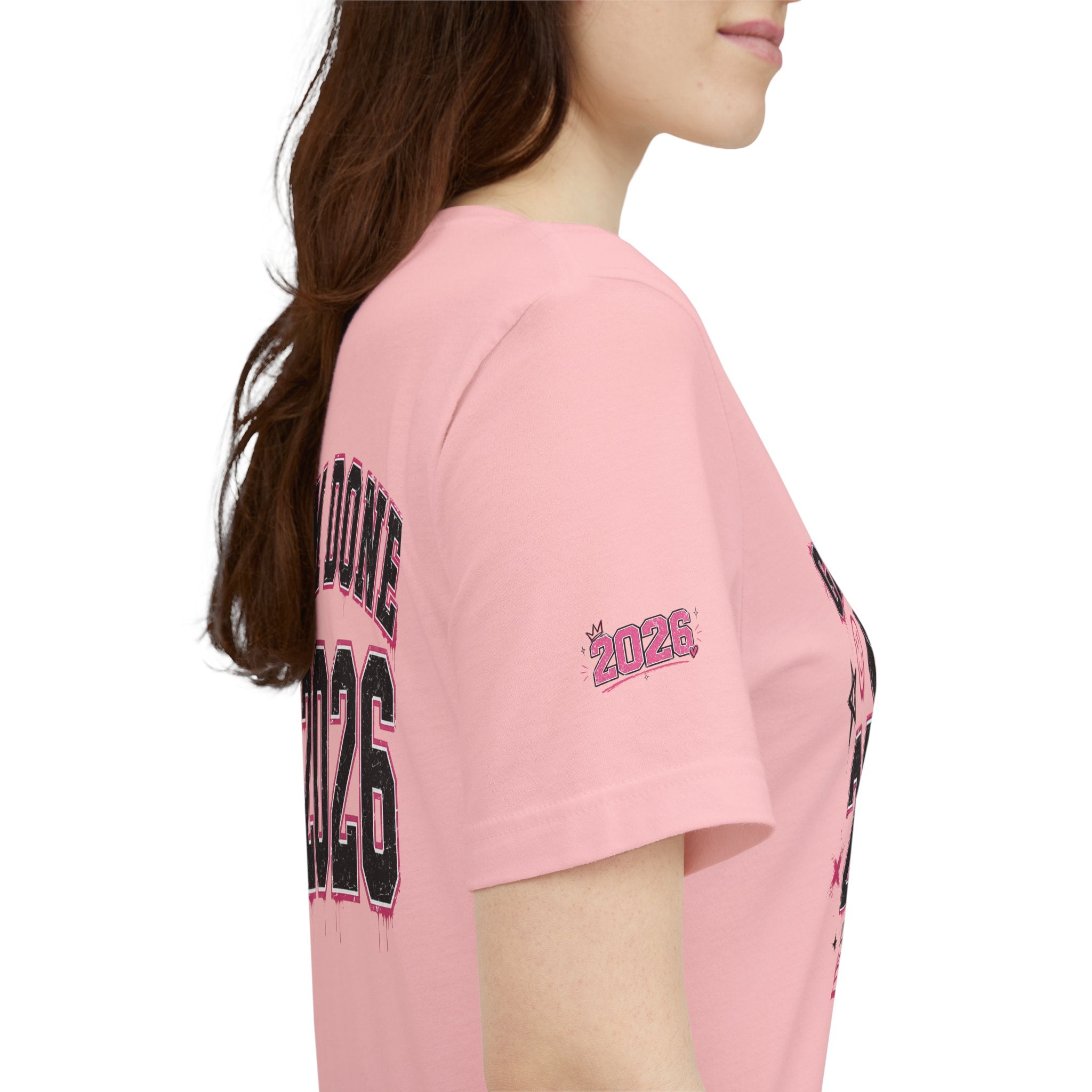 Class of 2026 Senior T-Shirt — “On Wednesdays We Wear Pink” So Fetch Graduation Tee
