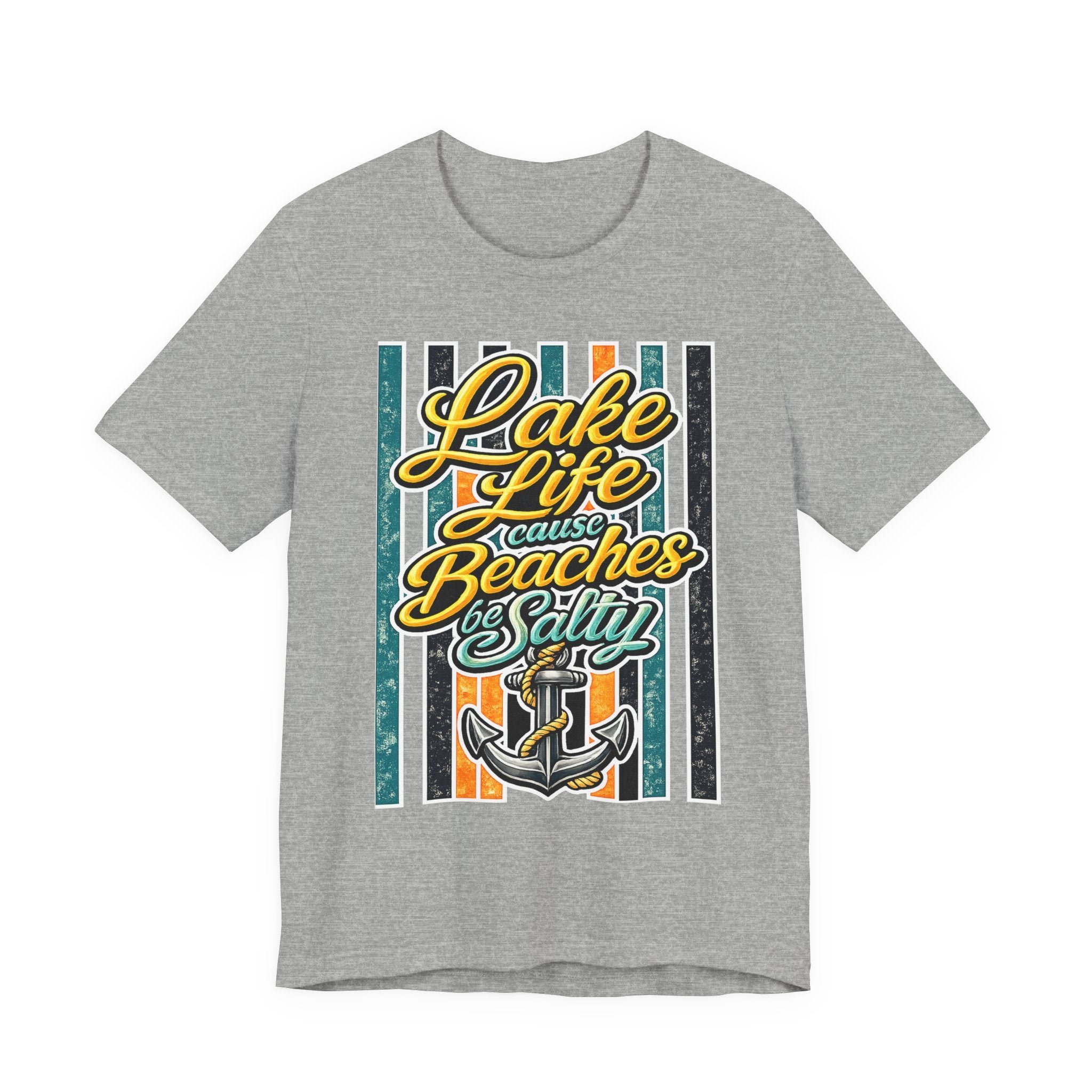 Lake Life 'Cause Beaches Be Salty — Funny Women's Graphic Tee