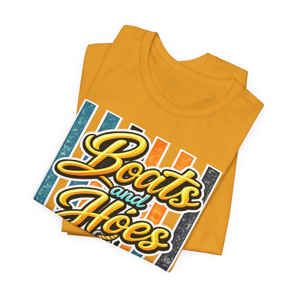 Boats and Hoes — Funny Women's Lake Graphic Tee