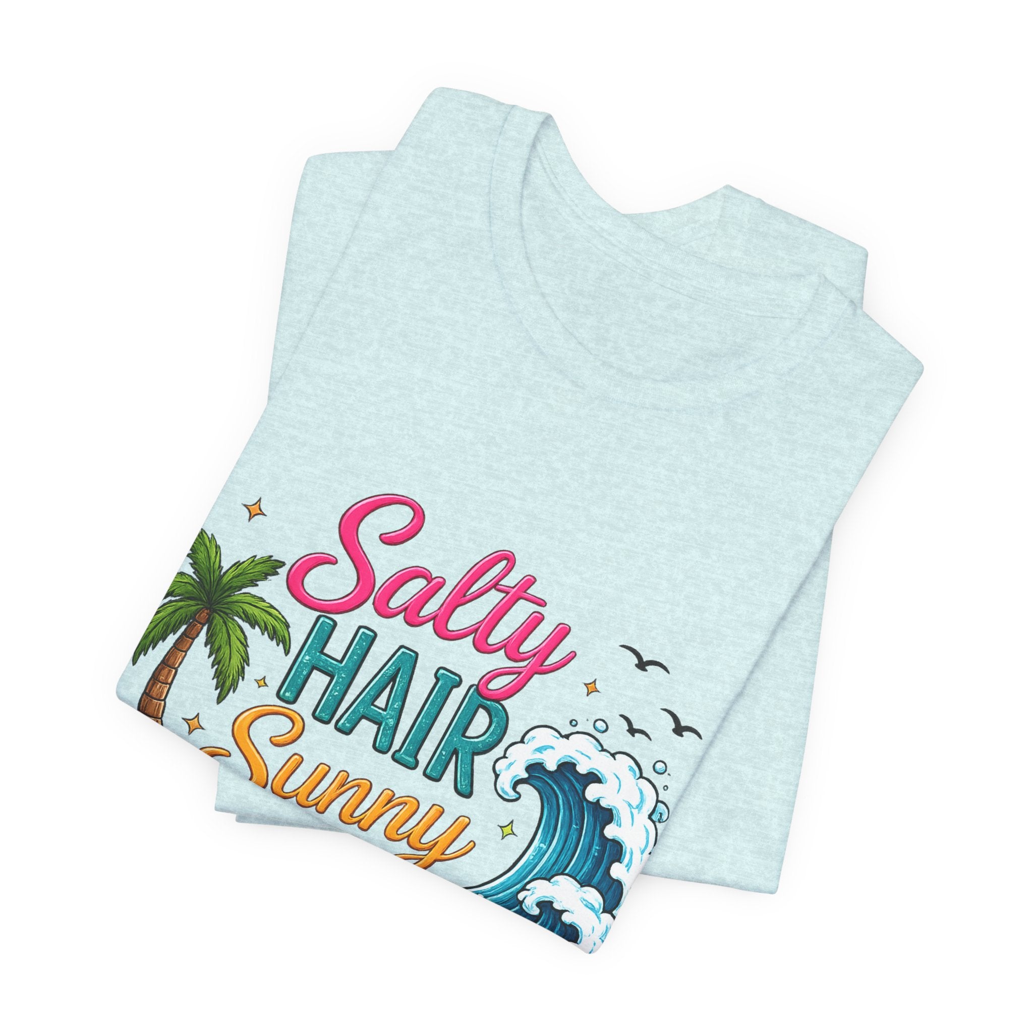 Salty Hair Sunny Soul — Women's Beach Graphic Tee