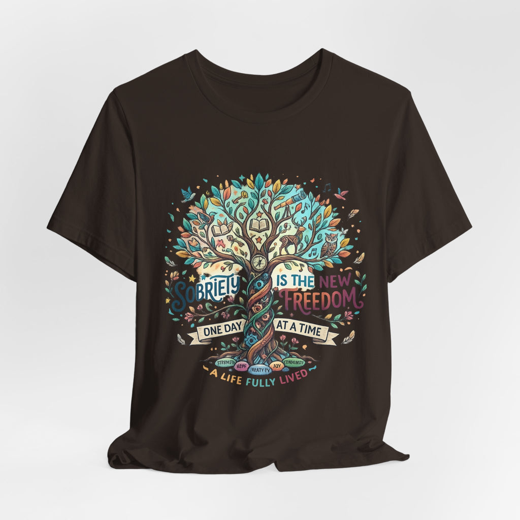 Sobriety Is the New Freedom — Inspirational Women's Graphic Tee