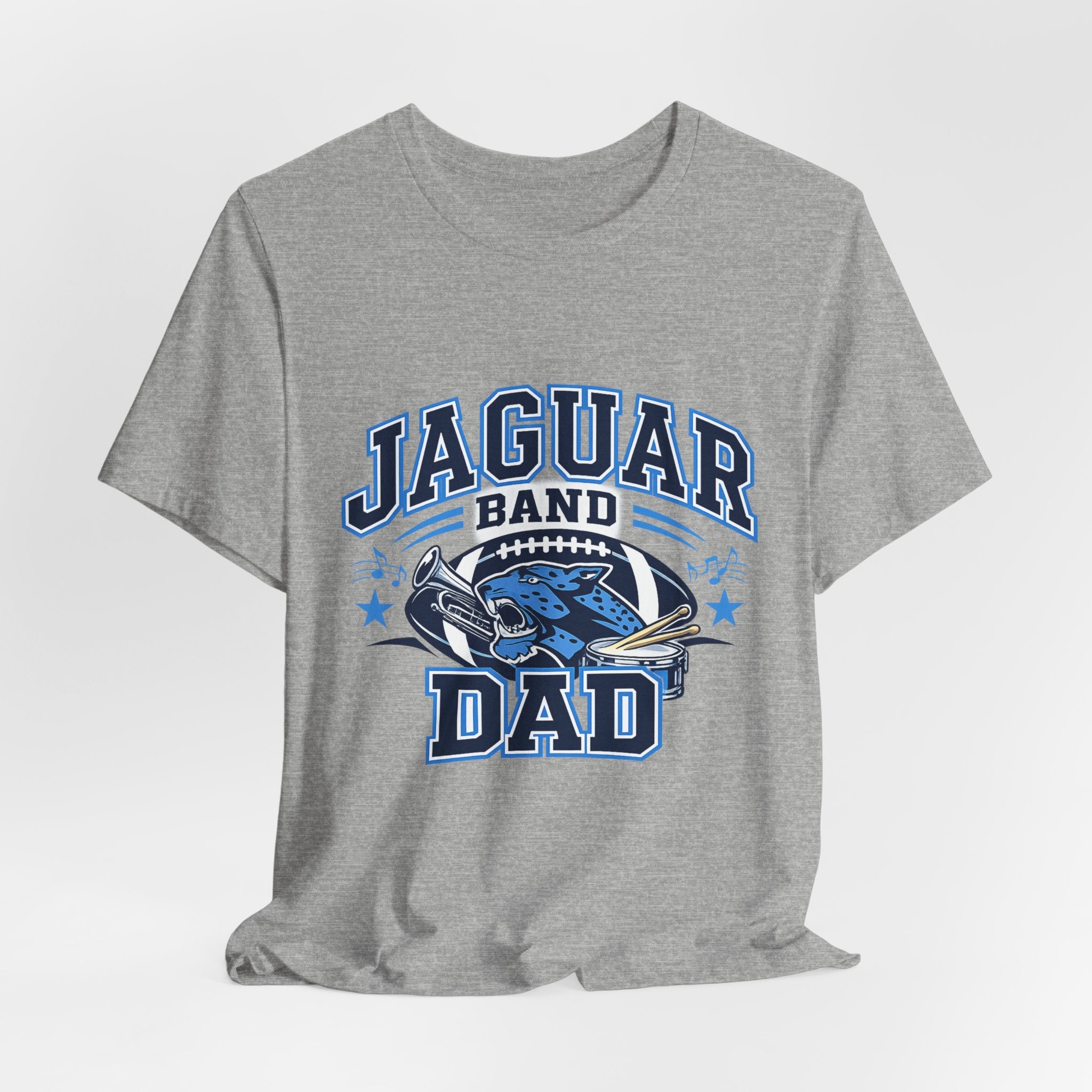 Jaguar Band Dad — Proud School Band Parent Graphic Tee