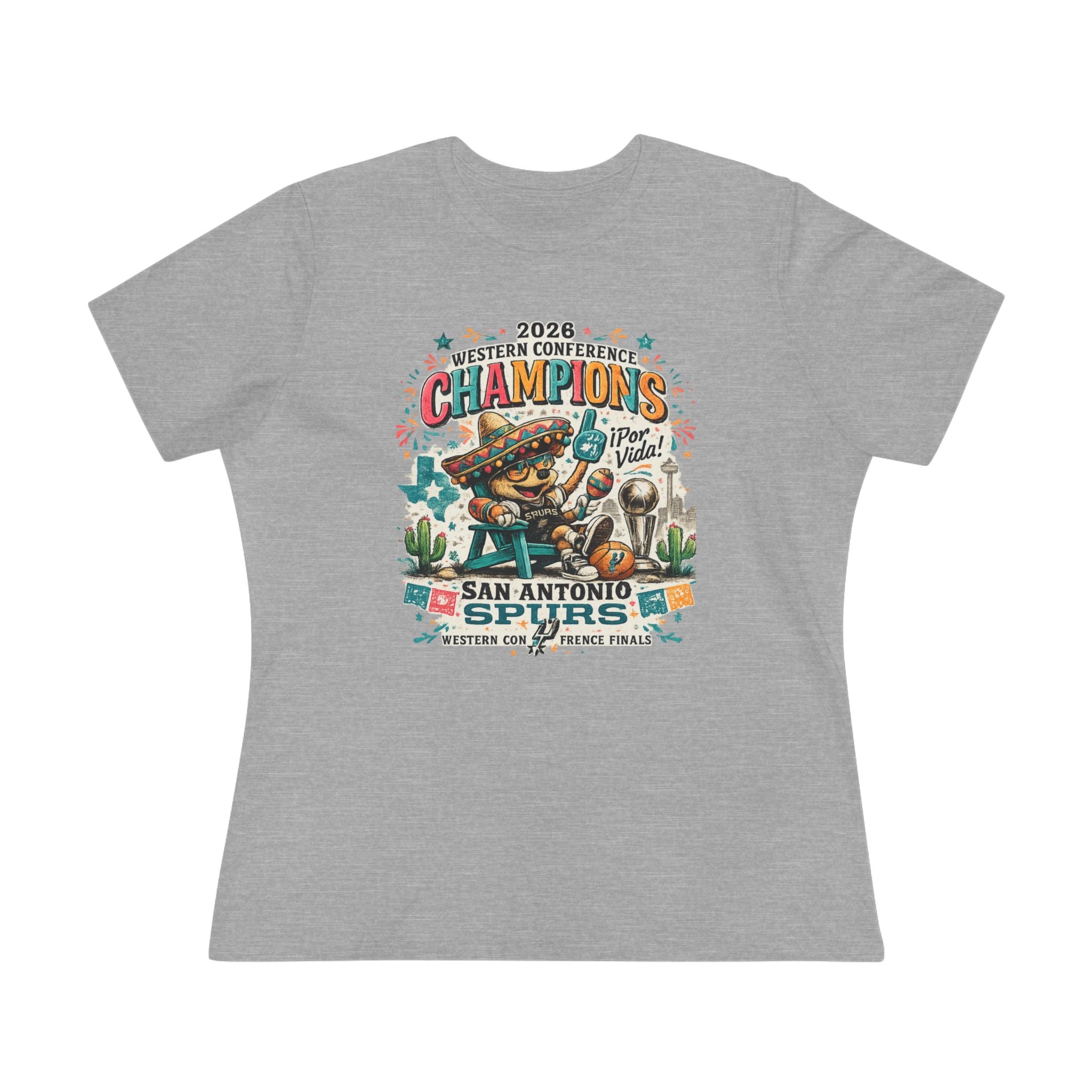 Spurs Champs Women's Cotton Tee — Championship Fan Shirt