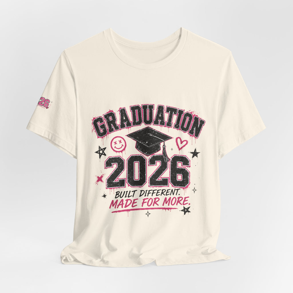 Class of 2026 Senior T-Shirt — “On Wednesdays We Wear Pink” So Fetch Graduation Tee
