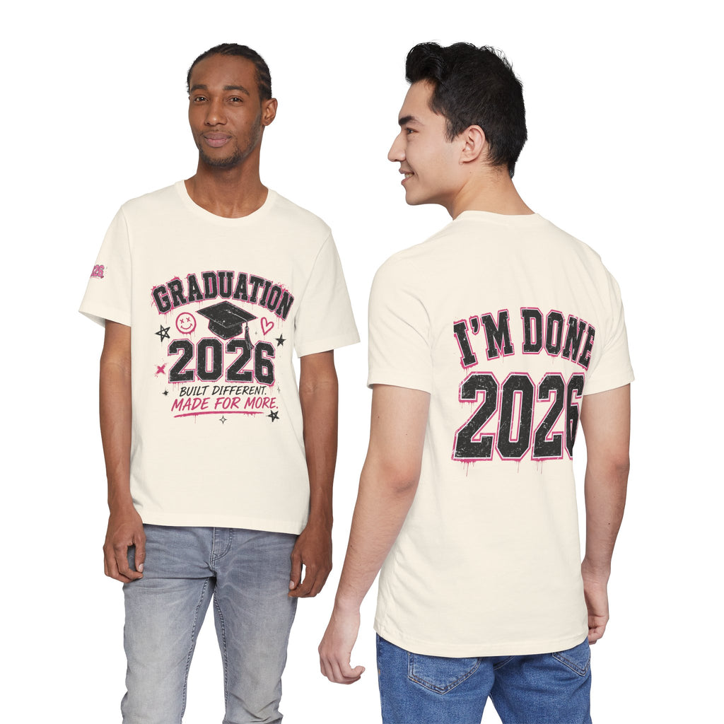 Class of 2026 Senior T-Shirt — “On Wednesdays We Wear Pink” So Fetch Graduation Tee