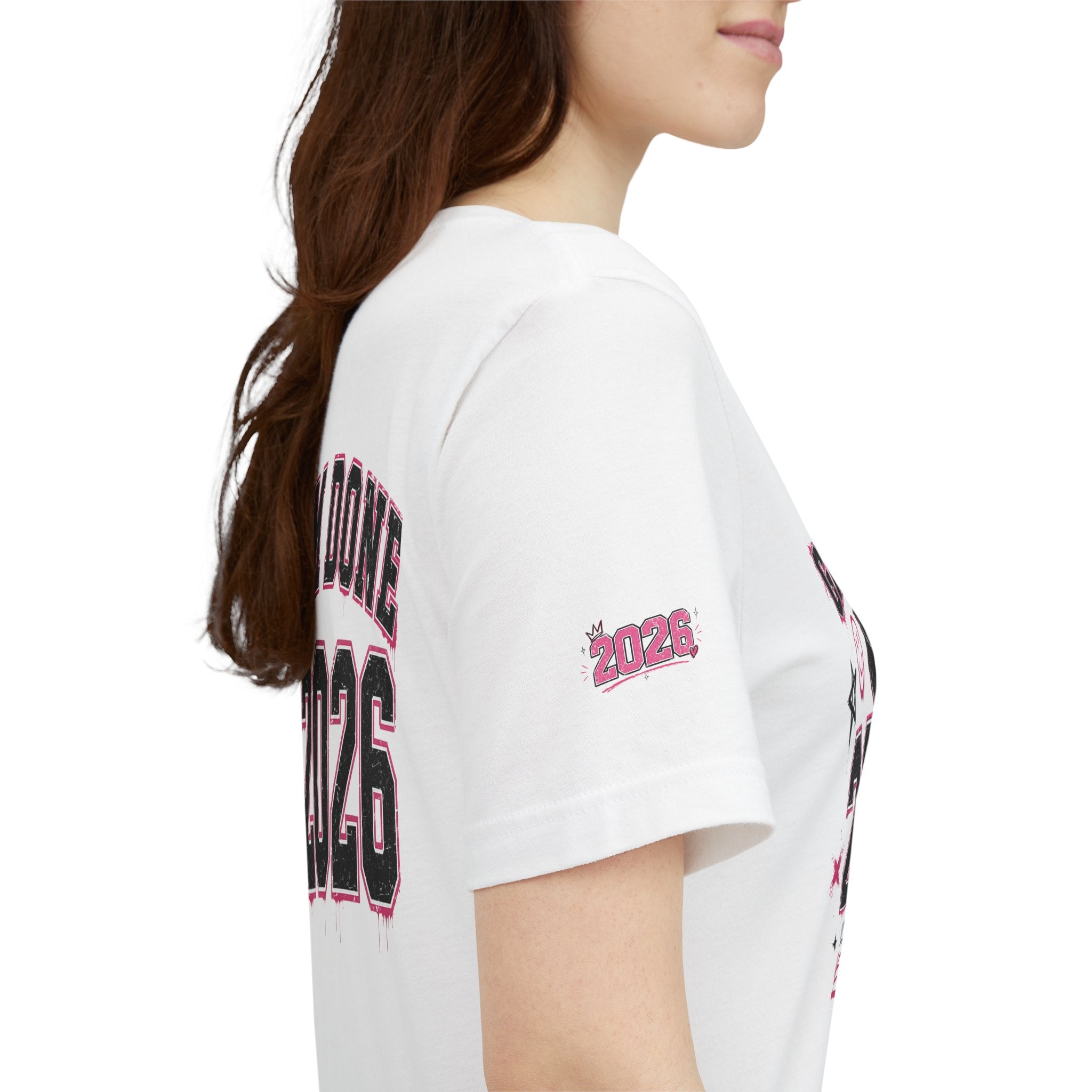 Class of 2026 Senior T-Shirt — “On Wednesdays We Wear Pink” So Fetch Graduation Tee