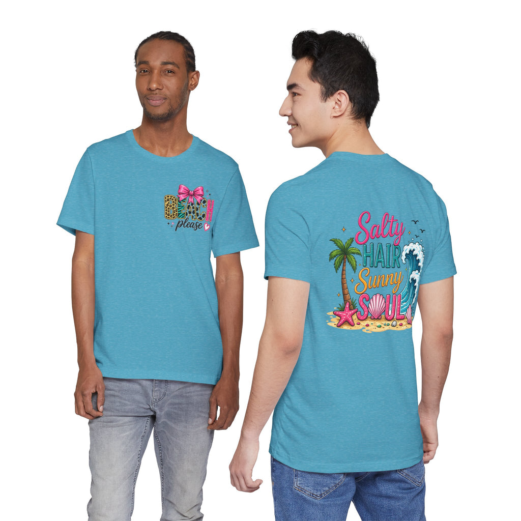 Beach Please — Salty Verse Funny Women's Graphic Tee