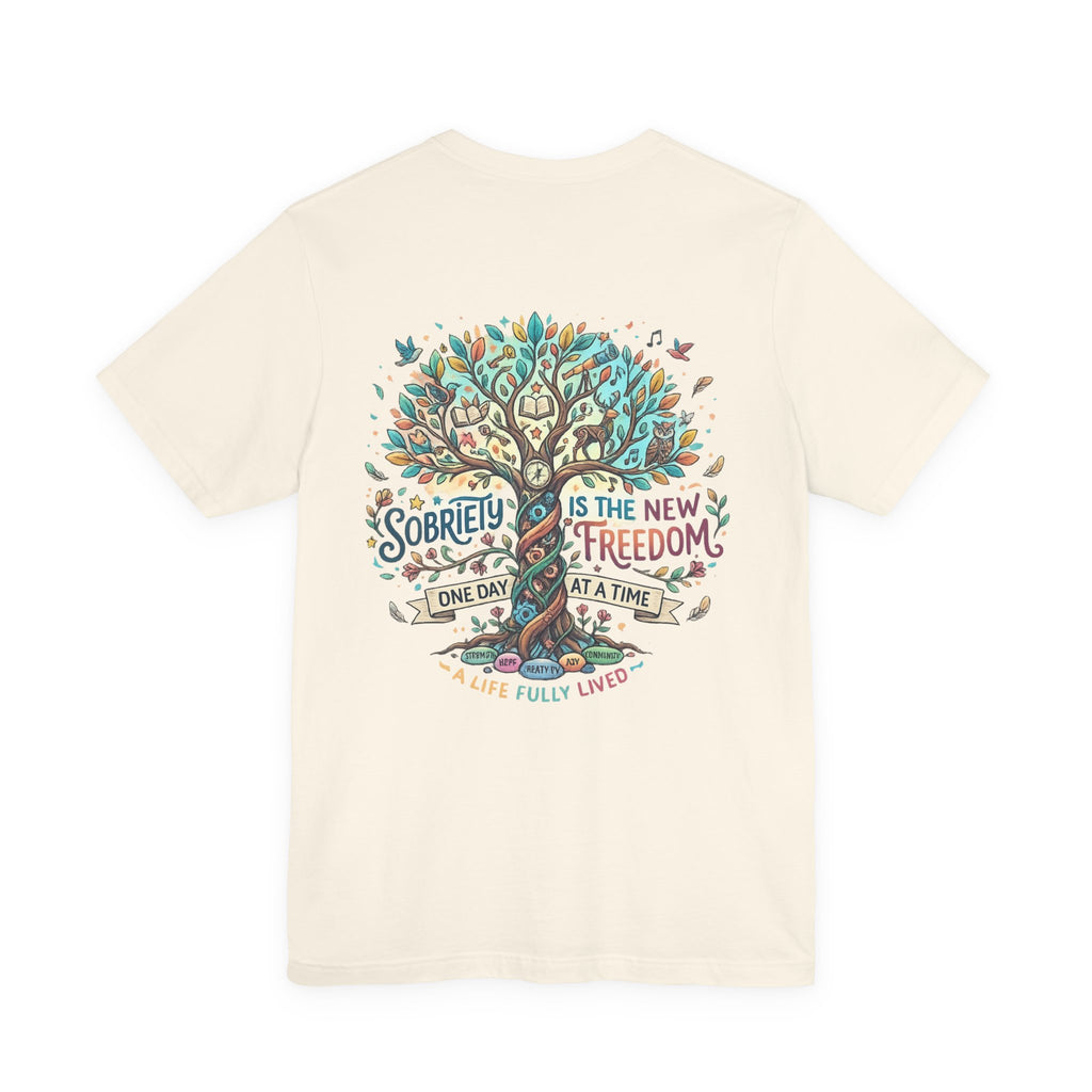Sobriety Support Tee — Recovery Slogan T-Shirt