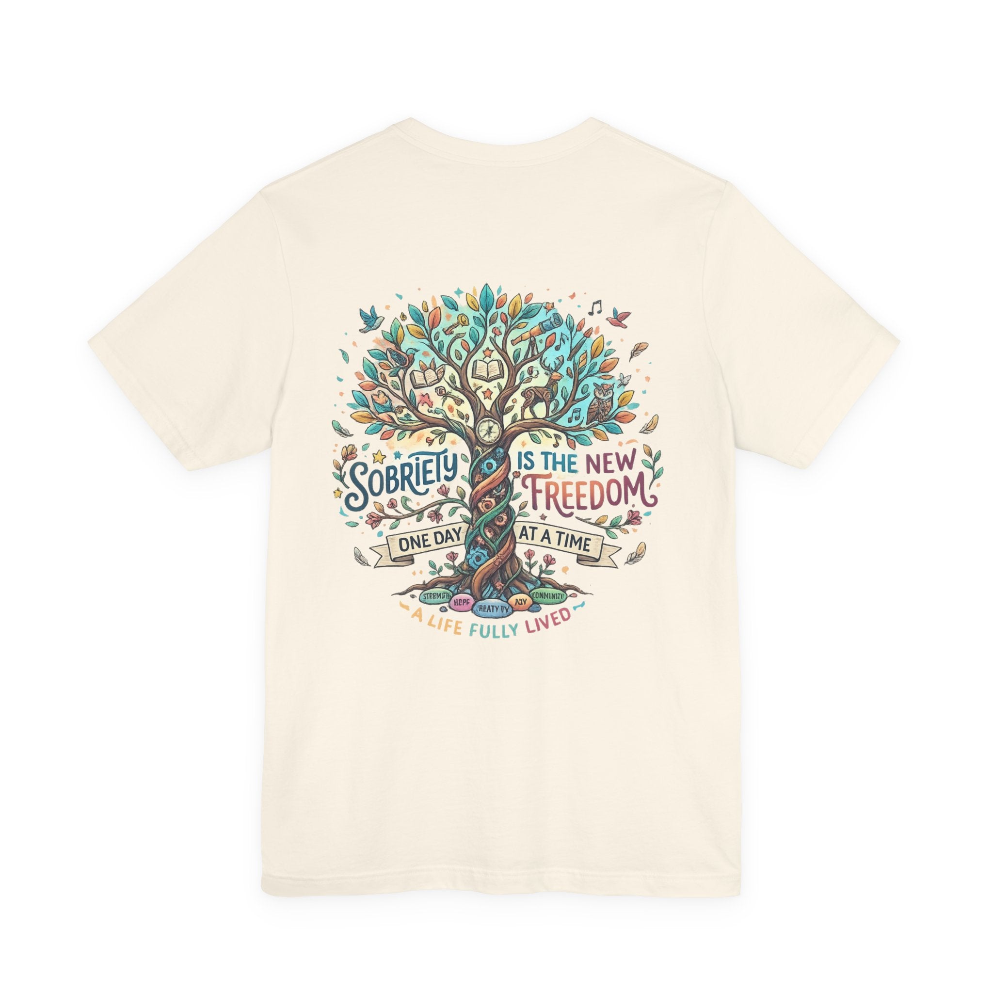 Sobriety Support Tee — Recovery Slogan T-Shirt