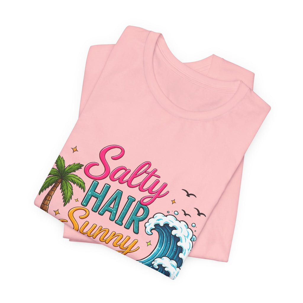 Salty Hair Sunny Soul — Women's Beach Graphic Tee