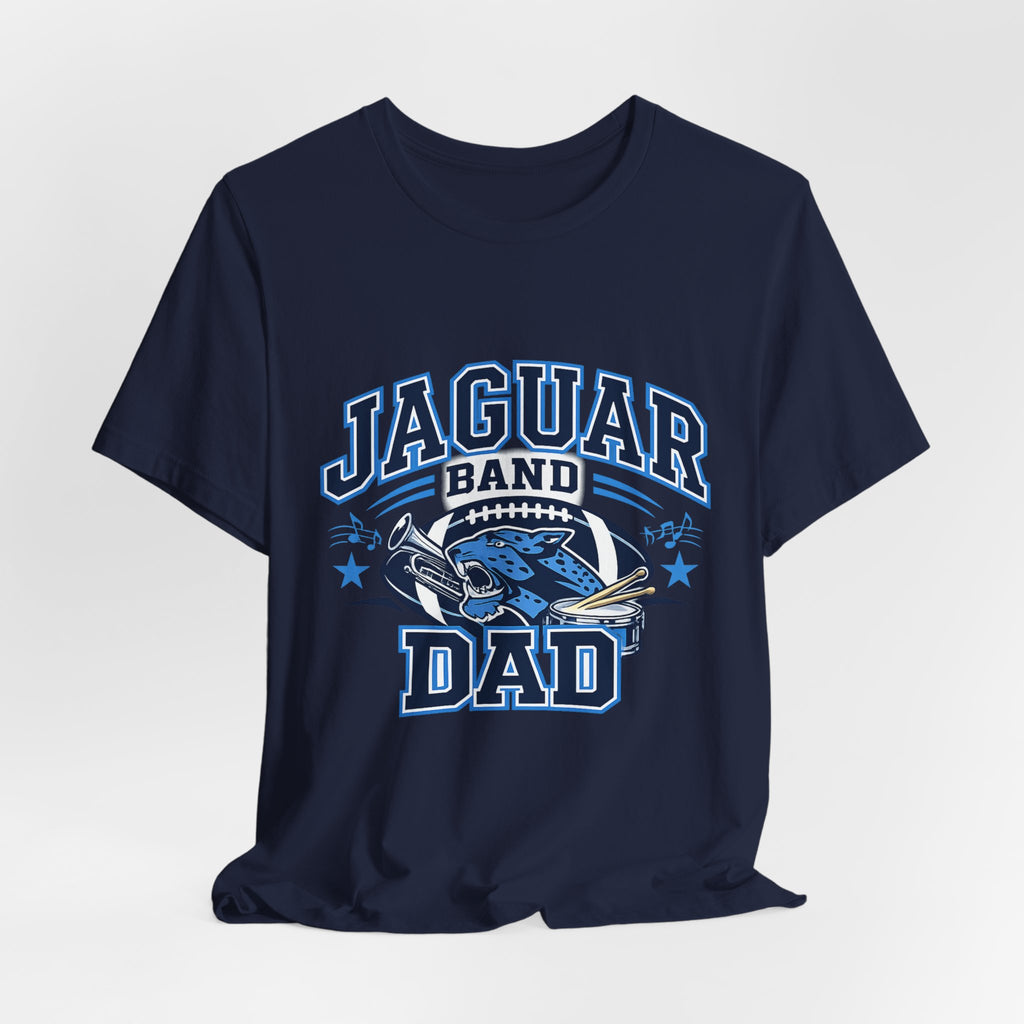 Jaguar Band Dad — Proud School Band Parent Graphic Tee