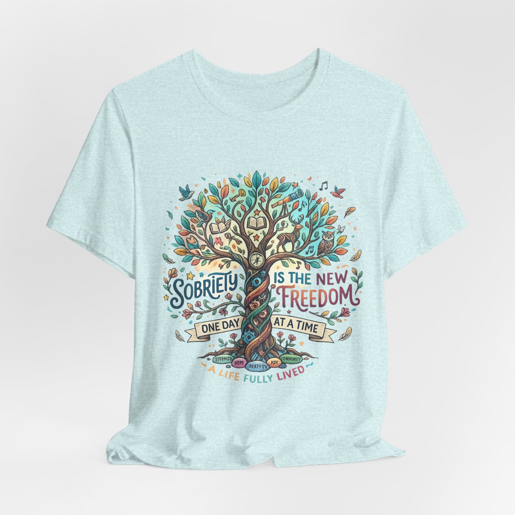 Sobriety Is the New Freedom — Inspirational Women's Graphic Tee