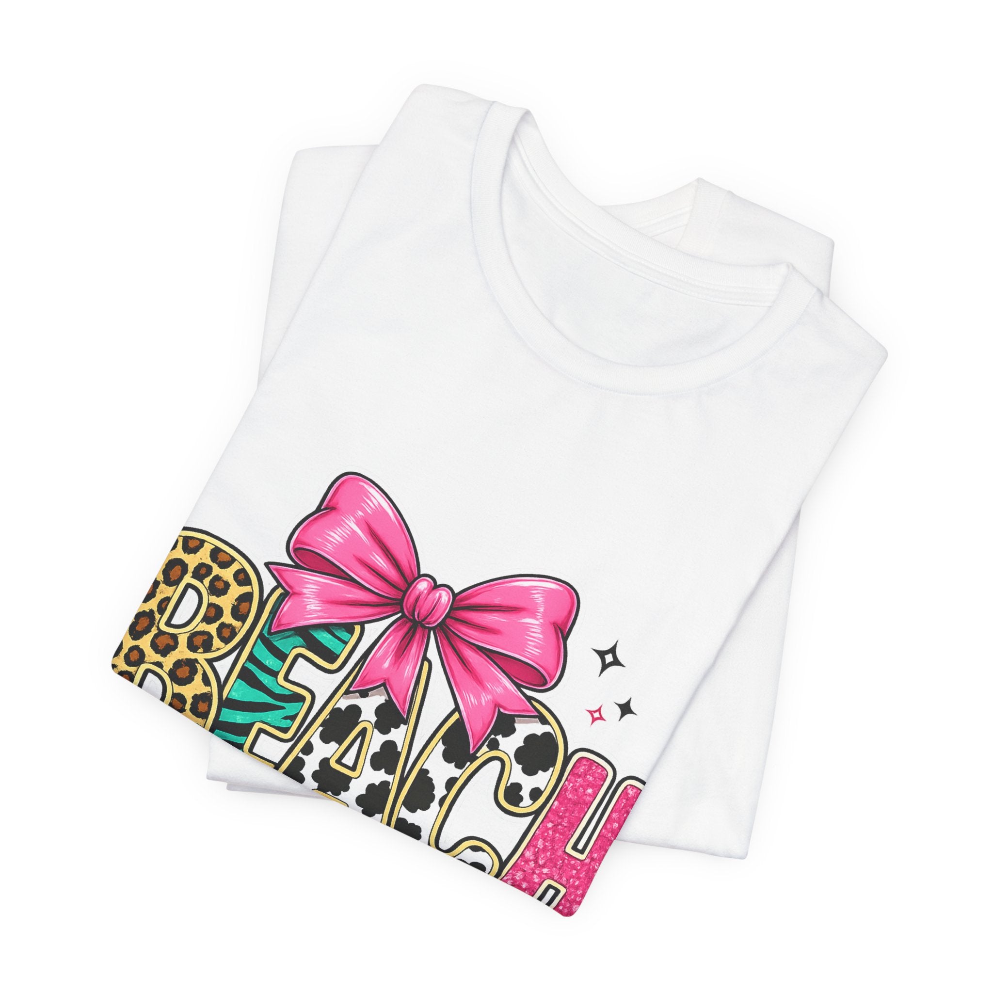 Beach Please — Funny Women's Beach Graphic Tee