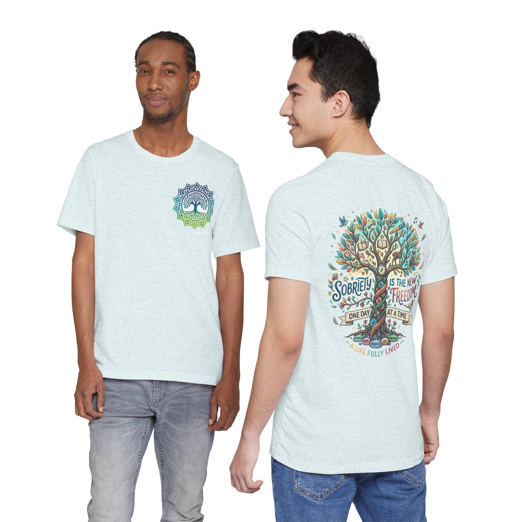 Sobriety Support Tee — Recovery Slogan T-Shirt