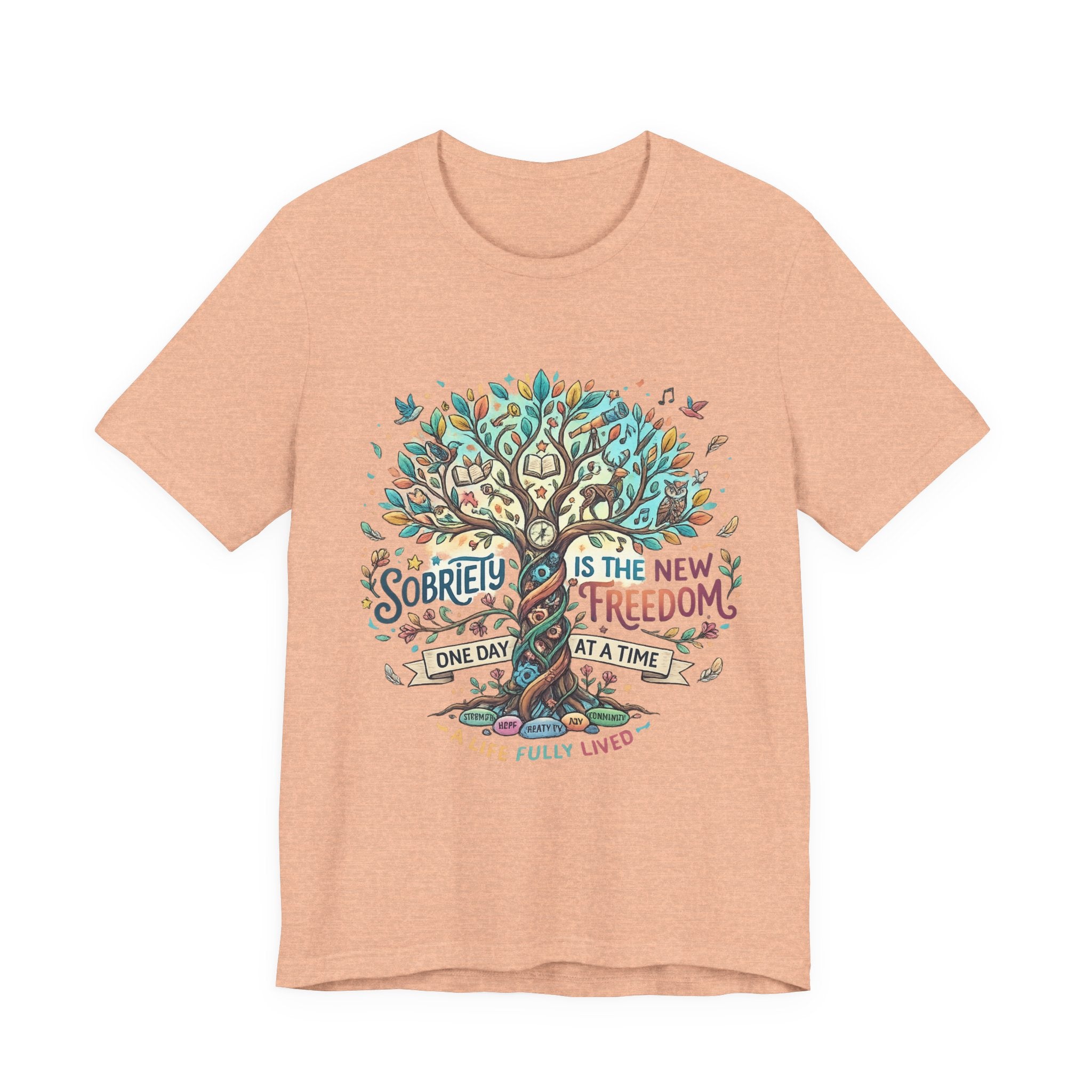 Sobriety Is the New Freedom — Inspirational Women's Graphic Tee