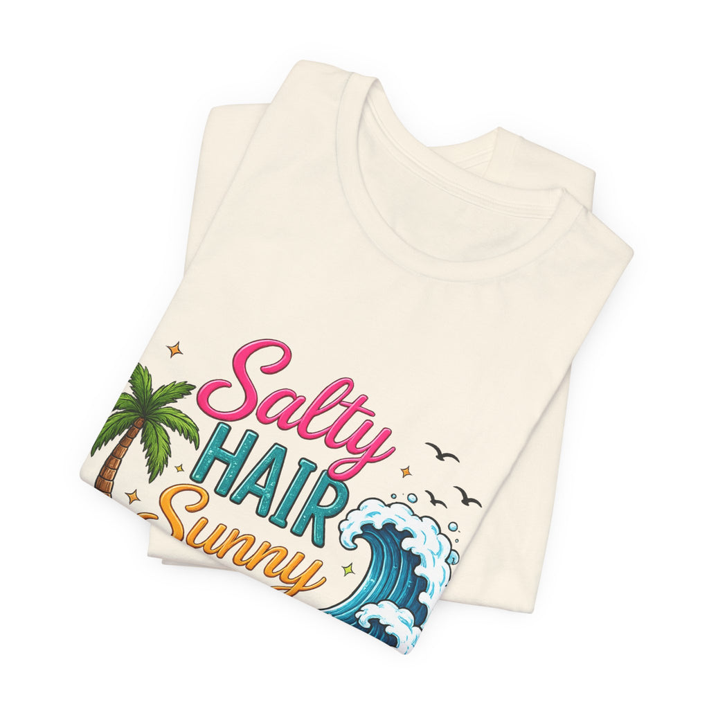 Salty Hair Sunny Soul — Women's Beach Graphic Tee