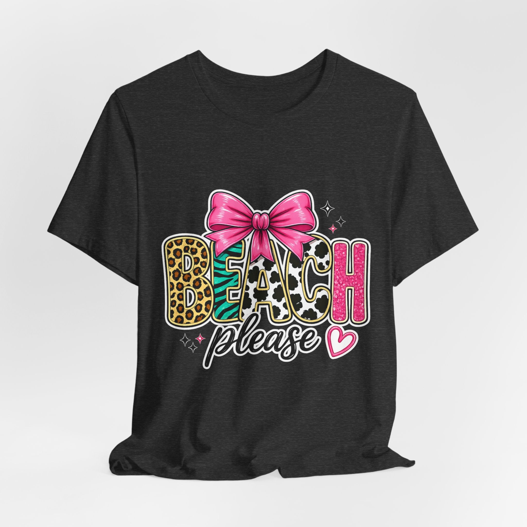 Beach Please — Funny Women's Beach Graphic Tee