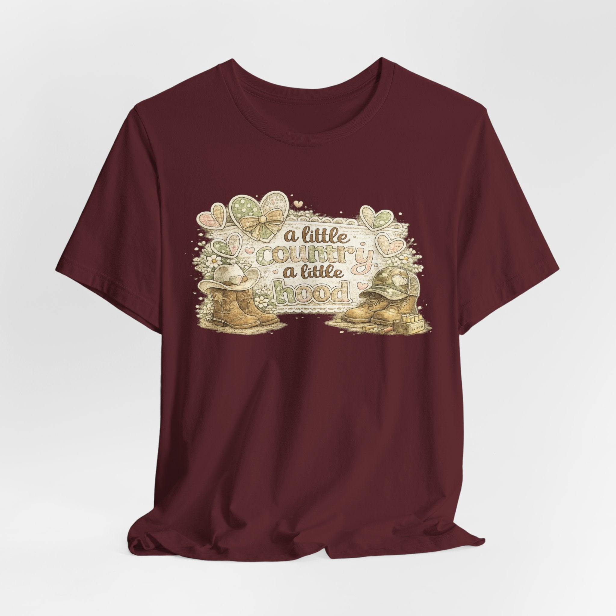 A Little Country A Little Hood — Funny Women's Graphic Tee