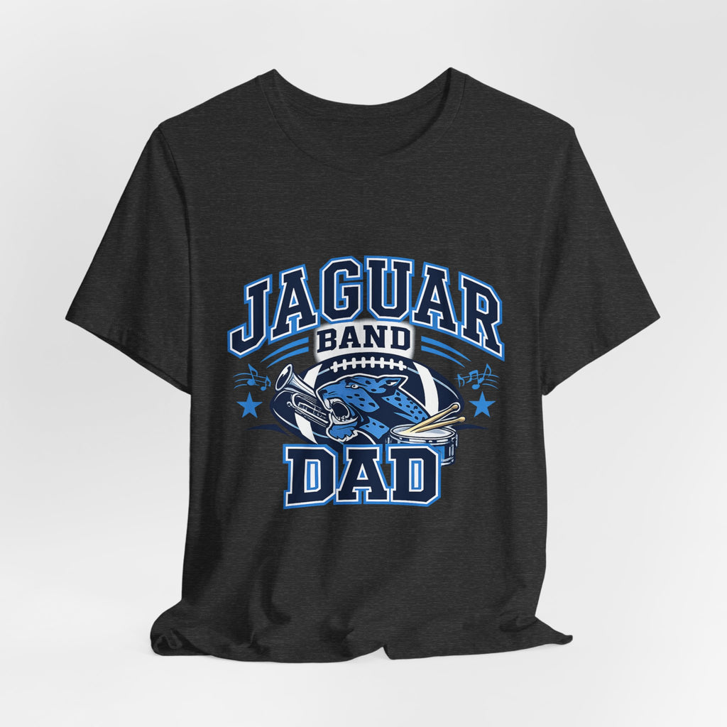 Jaguar Band Dad — Proud School Band Parent Graphic Tee