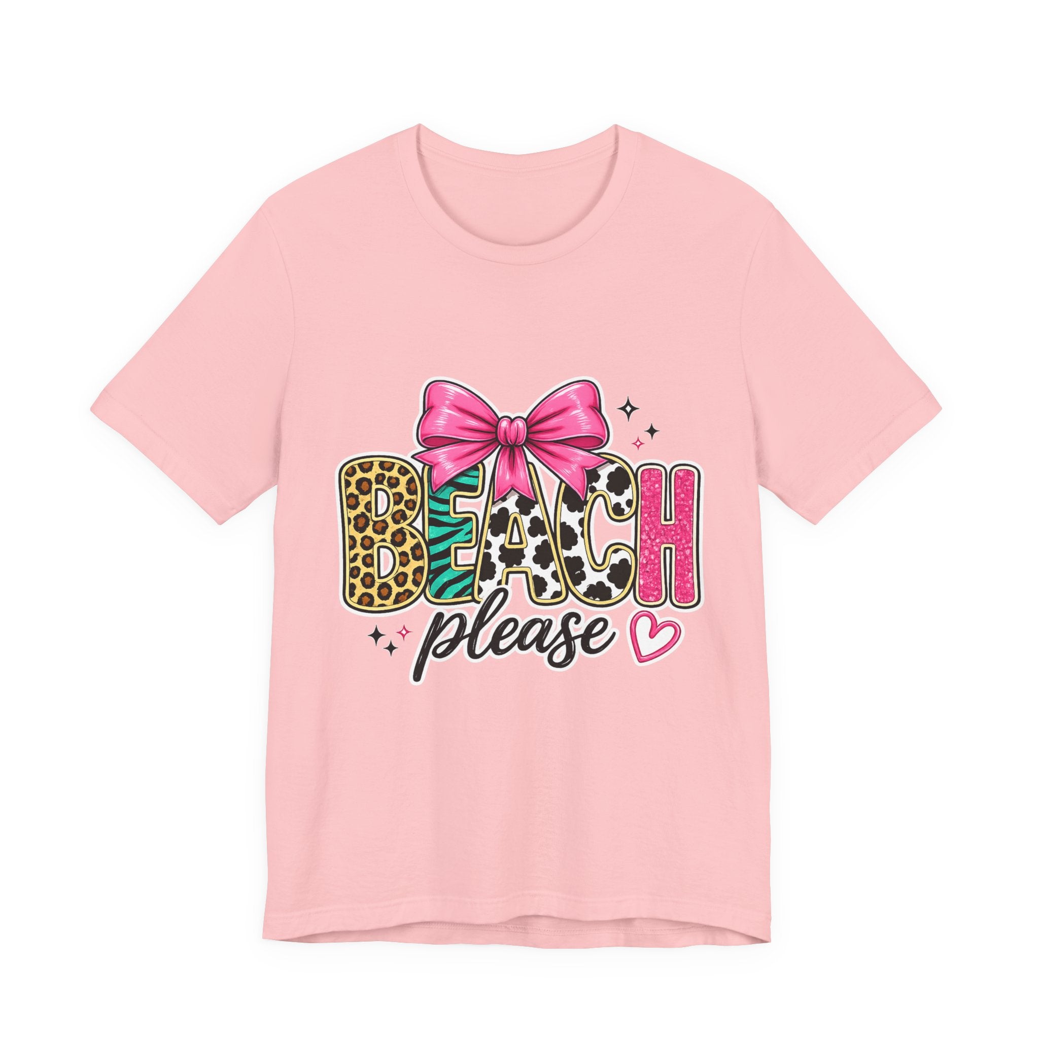 Beach Please — Funny Women's Beach Graphic Tee