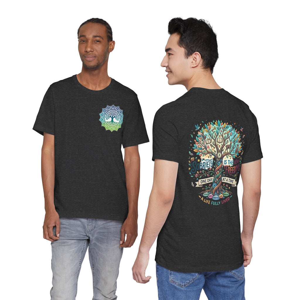 Sobriety Support Tee — Recovery Slogan T-Shirt