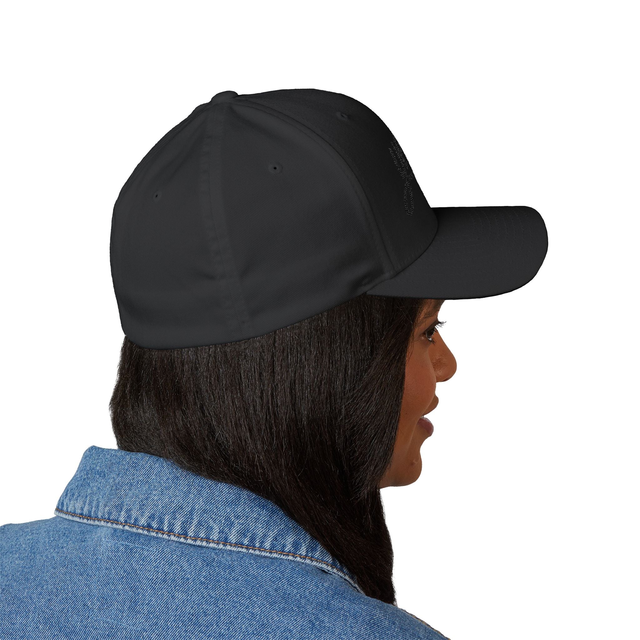 Yes Twin Embroidered Baseball Cap — Chic Script Logo Hat