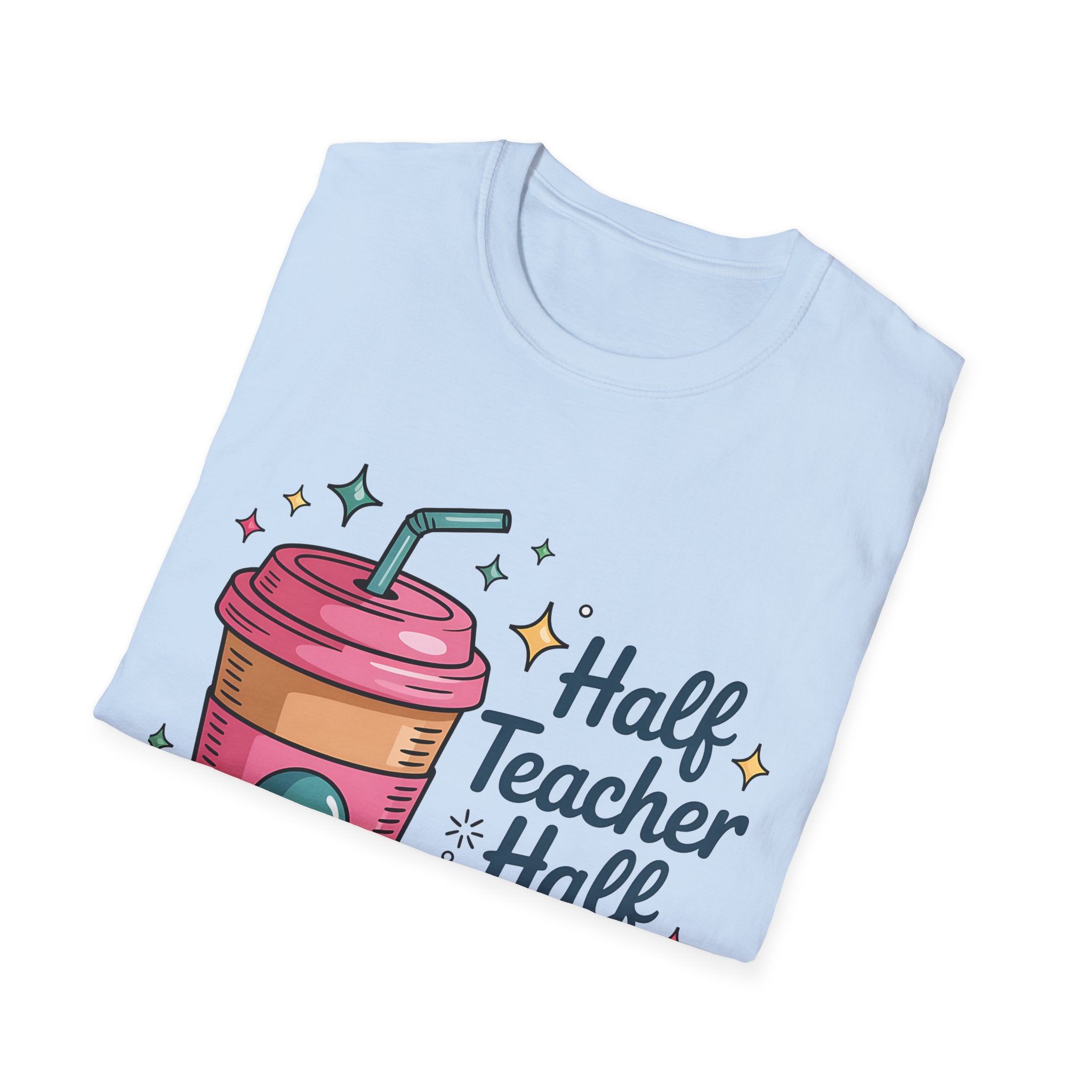 Half coffee half teacher