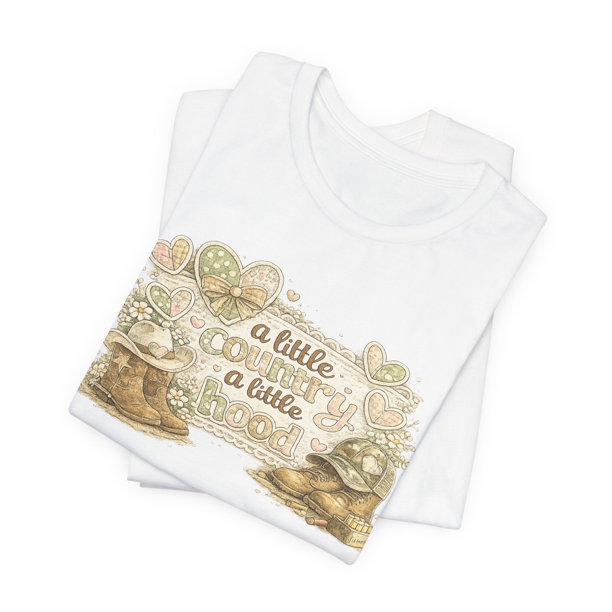 A Little Country A Little Hood — Funny Women's Graphic Tee