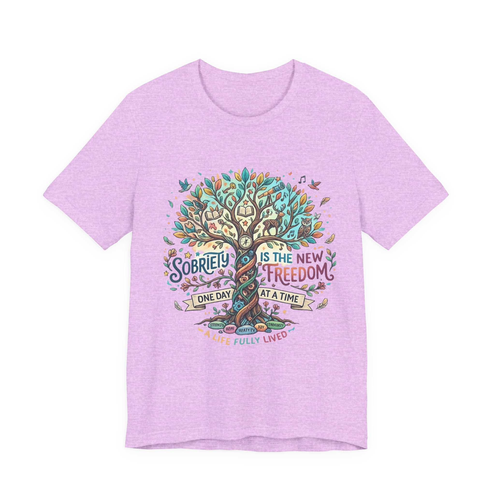 Sobriety Is the New Freedom — Inspirational Women's Graphic Tee