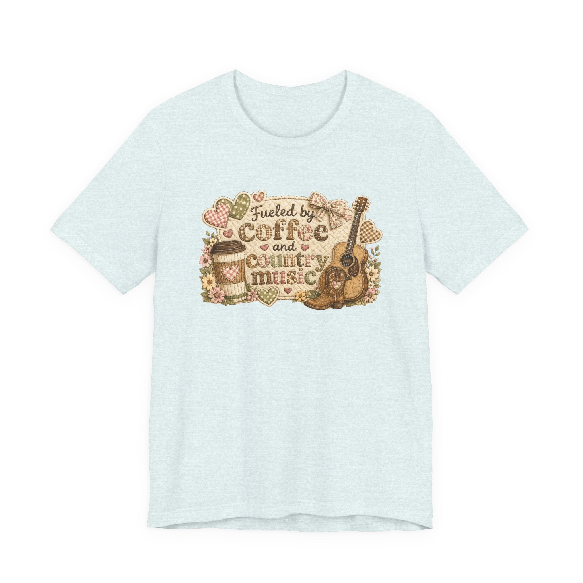 Fueled by Coffee and Country Music — Funny Women's Country Tee