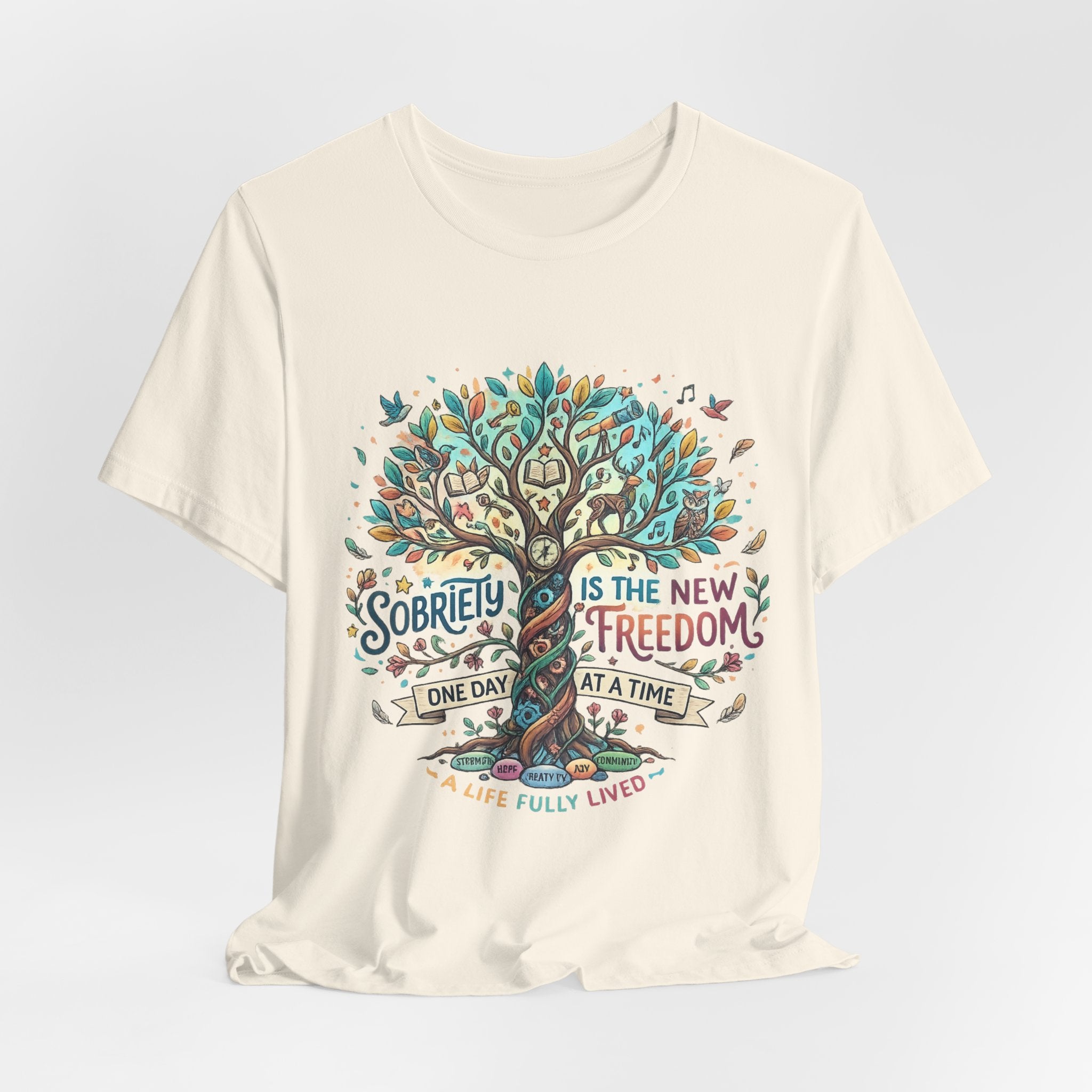 Sobriety Is the New Freedom — Inspirational Women's Graphic Tee