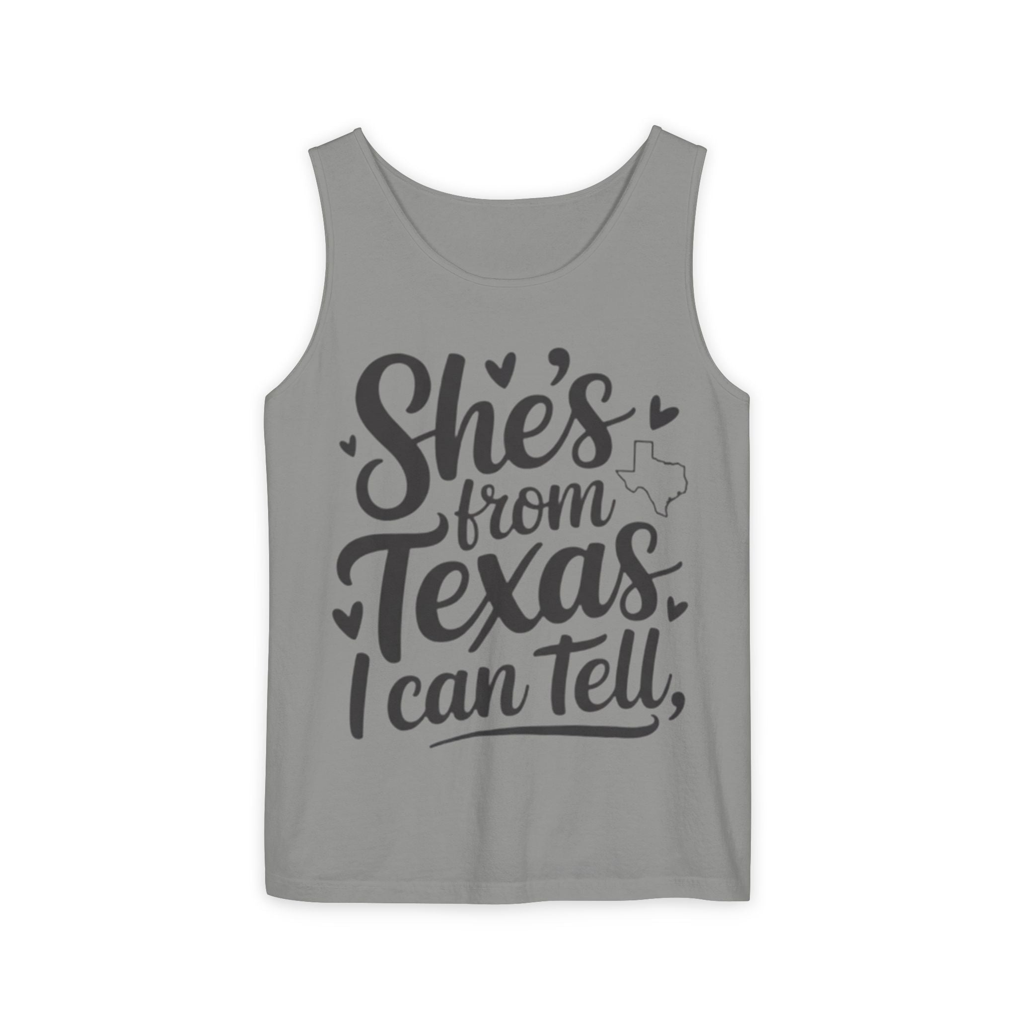 She's From Texas Tank Top — Women's Texas Pride Graphic Tank