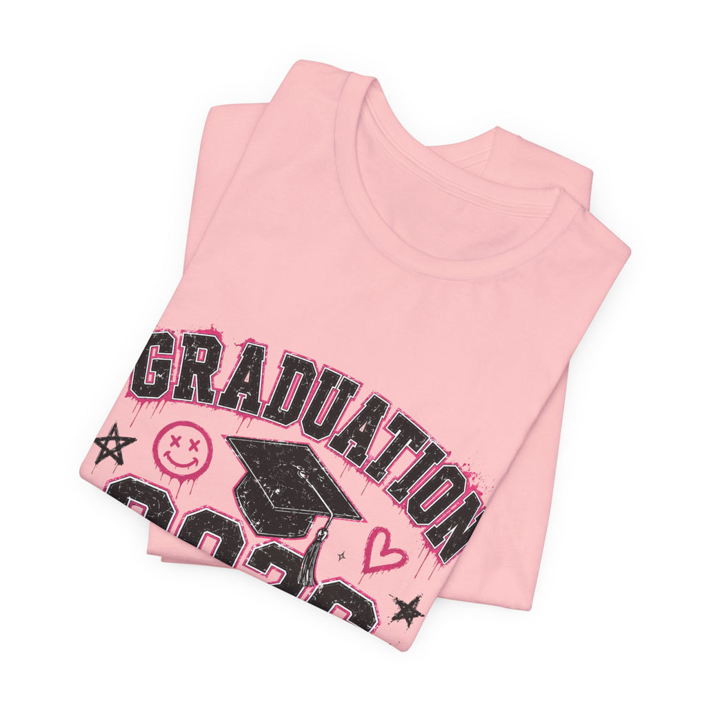 Class of 2026 Senior T-Shirt — “On Wednesdays We Wear Pink” So Fetch Graduation Tee