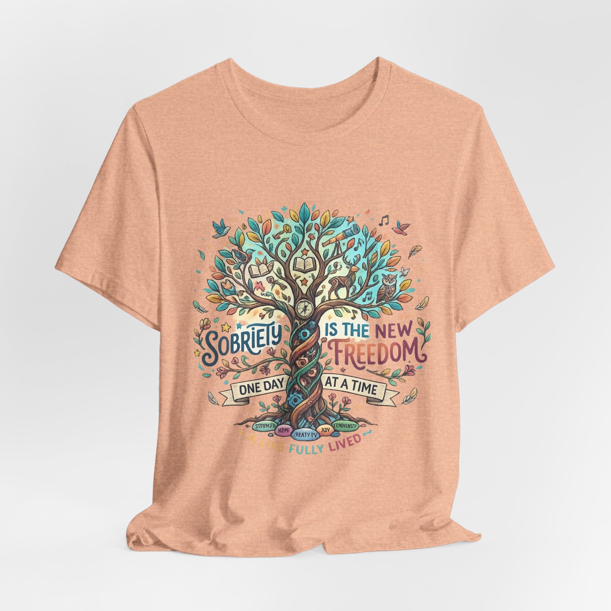 Sobriety Is the New Freedom — Inspirational Women's Graphic Tee