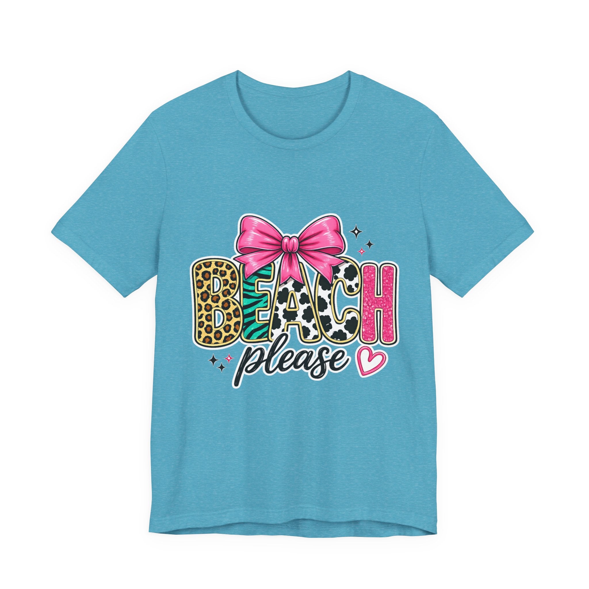 Beach Please — Funny Women's Beach Graphic Tee